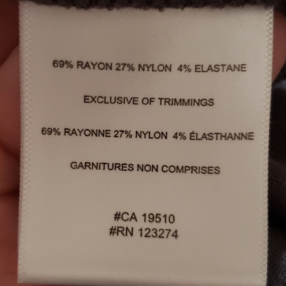 LOLË Babe Tunic Dress in Gray 3/4 Sleeve Zipper Detail Size Small - Picture 7 of 8